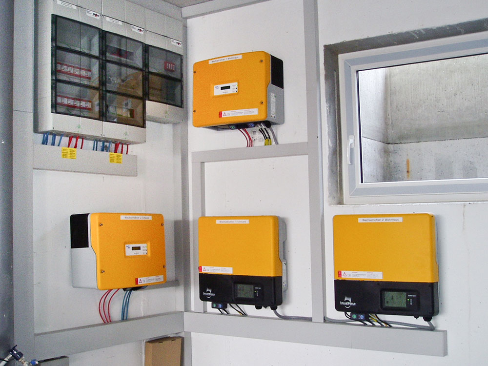 Montage Wechselrichter